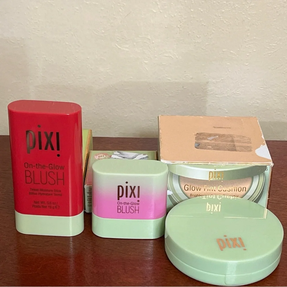 Pixi by Petra on the glow blush ruby cheektone glow tint cushion makeup lot